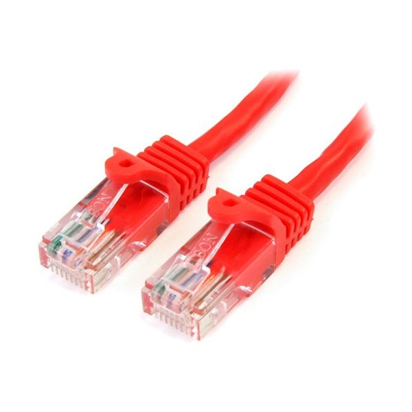 SYNX2852432 StarTech.com 2 ft Red Snagless Cat5e UTP Patch Cable