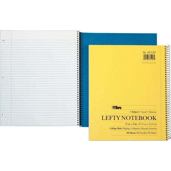 TOP65128 TOPS Lefty Kraft Notebook