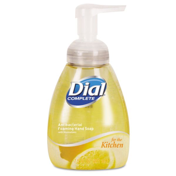 DIA06001CT Dial Professional Antimicrobial Foaming Hand Wash, Light Citrus, 7.5oz Pump Bottle, 8/Carton