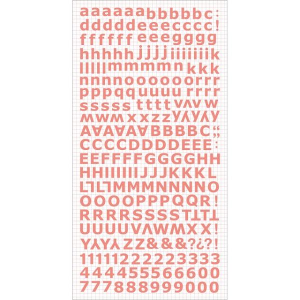 NOTM435780 Alphabet Stickers 6"X12" Sheet