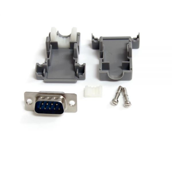 SYNX2711850 StarTech.com Assembled DB9 Male Solder D-SUB Connector with Plastic Backshell
