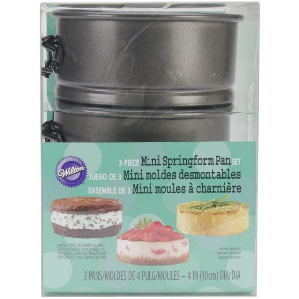 HOT SALE 4-Inch Mini Springform Pan Set - 12 Piece Small Nonstick