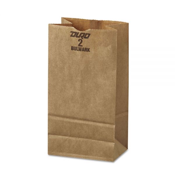 BAGGX2500 General #2 Paper Grocery, 52lb Kraft, Extra-Heavy-Duty 4 5/16 x 2 7/16 x16 7/8, 500 bags