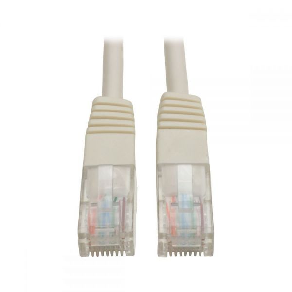SYNX1058586 Tripp Lite 10ft Cat5e / Cat5 350MHz Molded Patch Cable RJ45 M/M White 10'