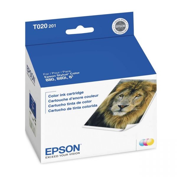 EPST020201 Epson T020 Tri-Color Ink Cartridge