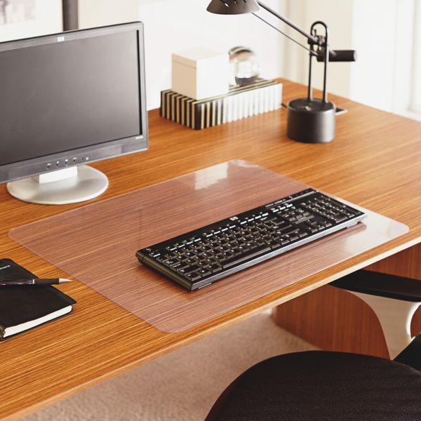 ESR120736 ES Robbins EverLife Clear Desk Pad, 24 x 19