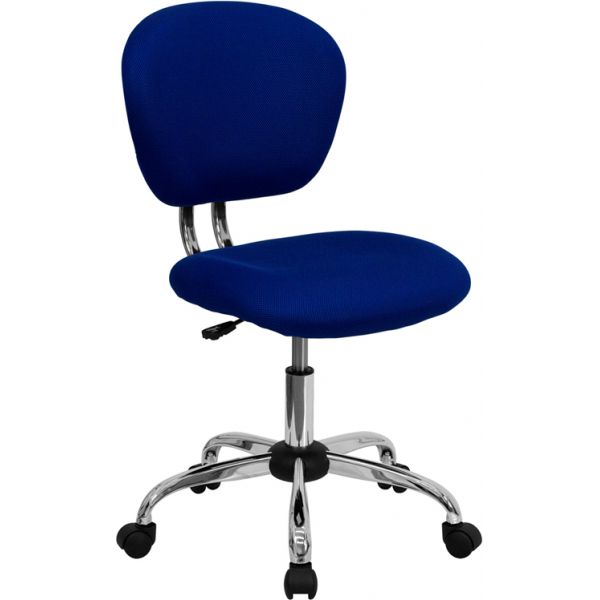 FHFH2376FBLUEGG Flash Furniture Mid-Back Mesh Task Chair