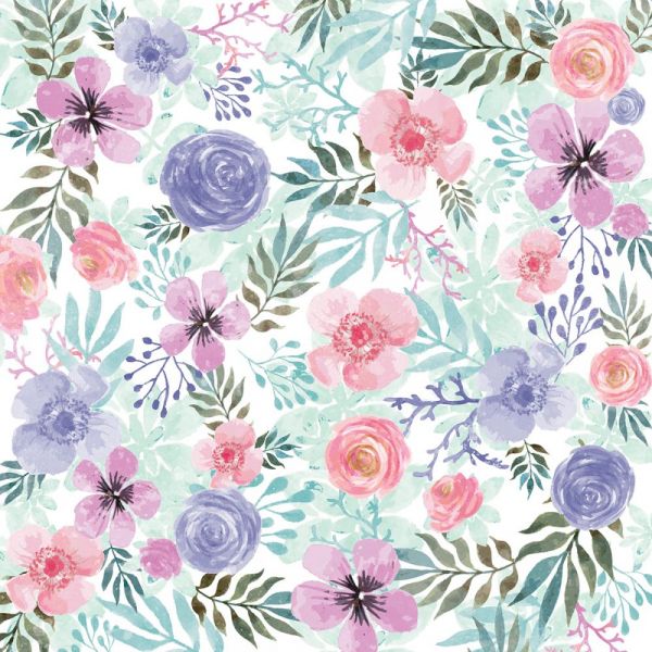 NOTM301814 Mermaid Tails Double-Sided Cardstock 12"X12"