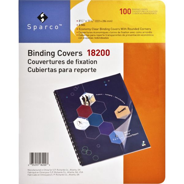 SPR18200 Sparco Standard Presentation Binding Covers