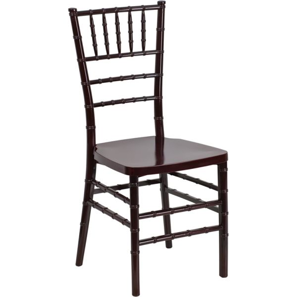 FHFLEMAHOGANYGG Flash Furniture Mahogany Chiavari Chair
