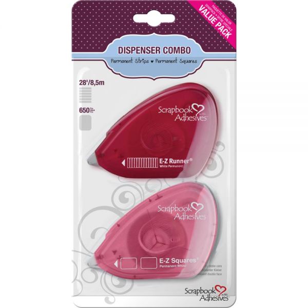 NOTM308837 Scrapbook Adhesives E-Z Runner & Squares Dispensers