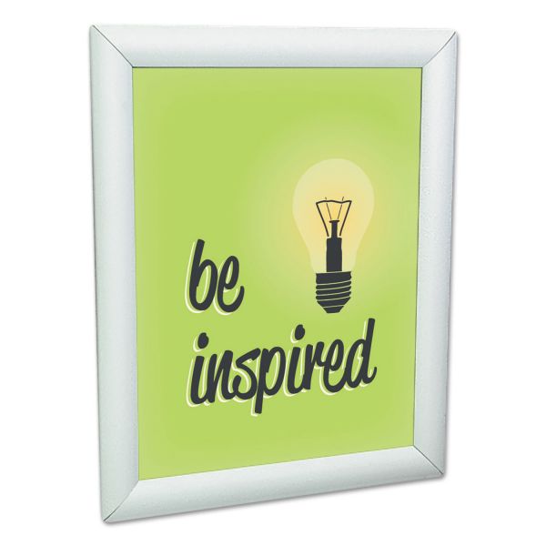 DEF690001 deflecto Wall Mount Display Frame, 8 1/2 x 11, Silver Aluminum
