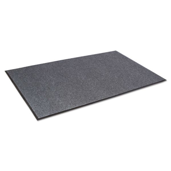CWNNR0035GY Crown Needle Rib Wipe & Scrape Mat, Polypropylene, 36 x 60, Gray