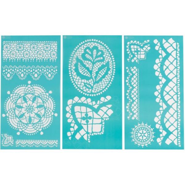 NOTM131047 Martha Stewart Large Stencils 3/Pkg