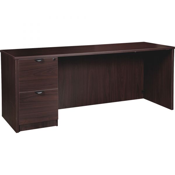 LLR79027 Lorell Prominence 79000 Series Left Pedestal Computer Desk