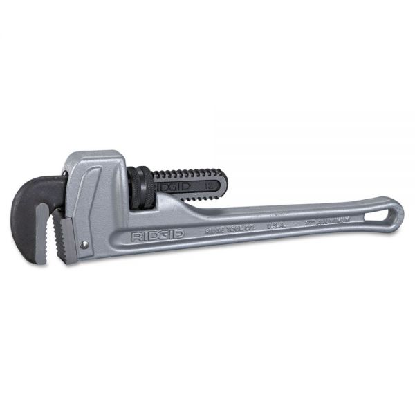 RID47057 RIDGID RIDGID Aluminum Straight Pipe Wrench, 12" Long, 2" Jaw Capacity
