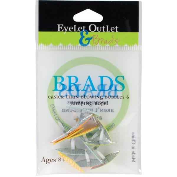 NOTM397971 Eyelet Outlet Shape Brads 12/Pkg