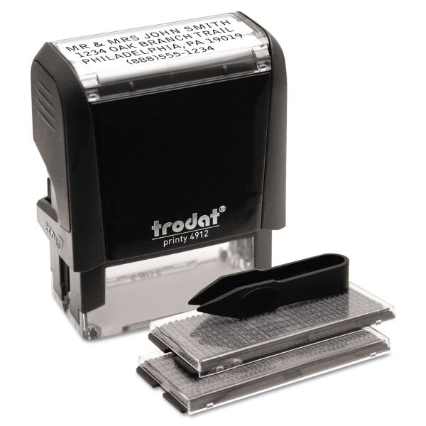 USS5915 Trodat Self-Inking Do It Yourself Message Stamp, 3/4 x 1 7/8