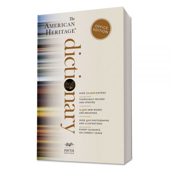 HOU1466418 Houghton Mifflin American Heritage Office Edition Dictionary, Paperback, 960 Pages