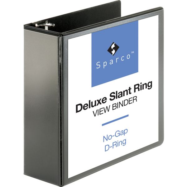 SPR62472 Sparco Deluxe 4" 3-Ring View Binder