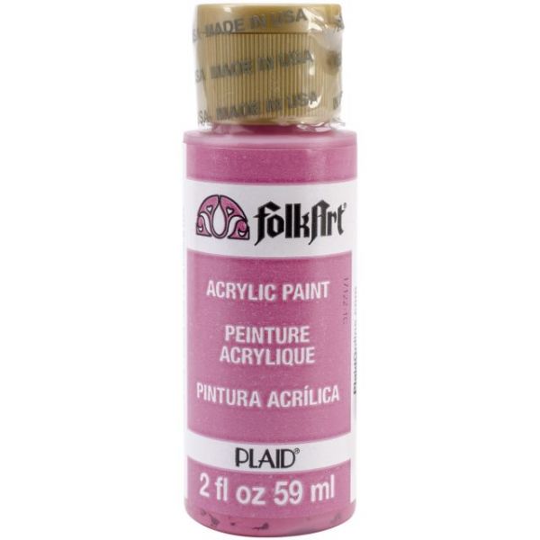 NOTM136224 Folk Art Brilliant Pink Acrylic Paint