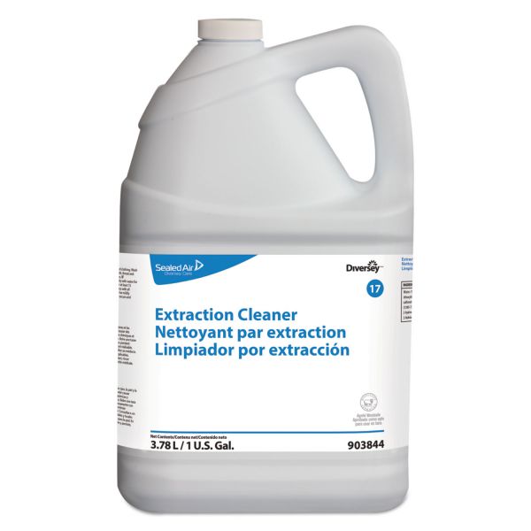 DVO903844 Diversey Carpet Extraction Cleaner, Liquid, Fruity Floral Scent, 1 gal, 4/Carton