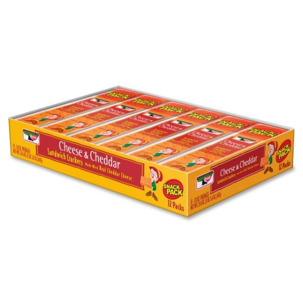 KEB21147 Keebler Cheese & Cheddar Sandwich Crackers
