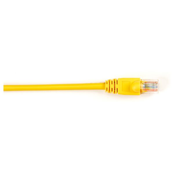 SYNX3207238 Black Box CAT5e Value Line Patch Cable, Stranded, Yellow, 7-Ft. (2.1-m)