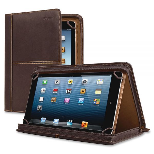 SYNX4013490 Solo Executive Carrying Case (Portfolio) for 11" Tablet, Digital Text Reader - Espresso