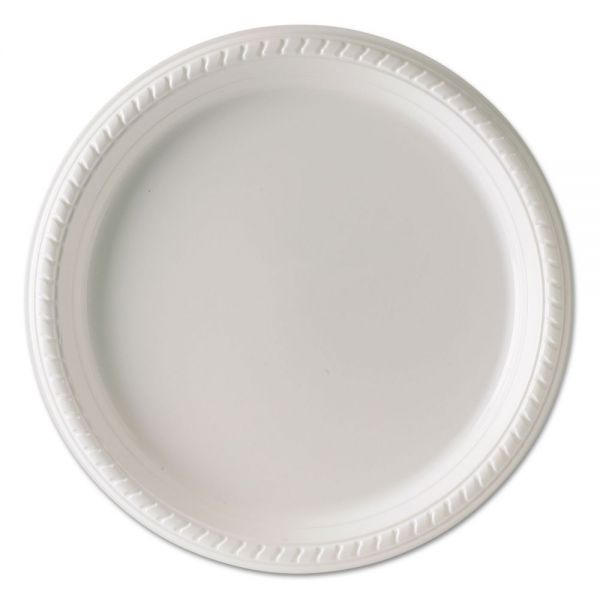 SCCPS15W Dart Plastic Plates, 10 1/4 Inches, White, Round, 25/Pack, 20 Packs/Carton