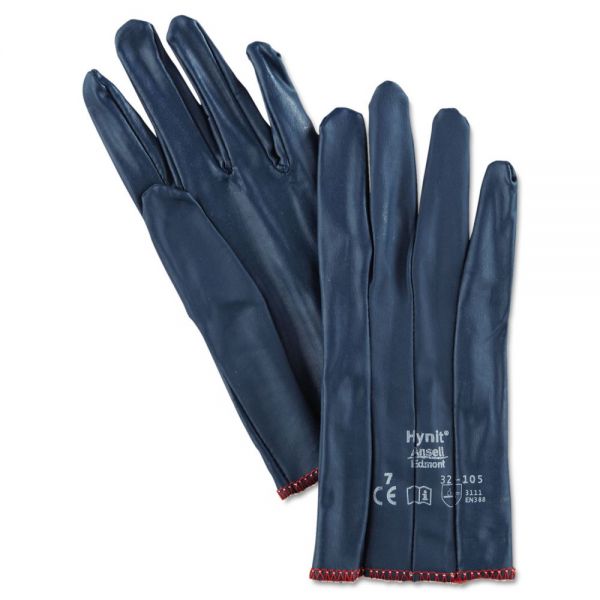 ANS321057 AnsellPro Hynit Nitrile-Impregnated Gloves, Size 7