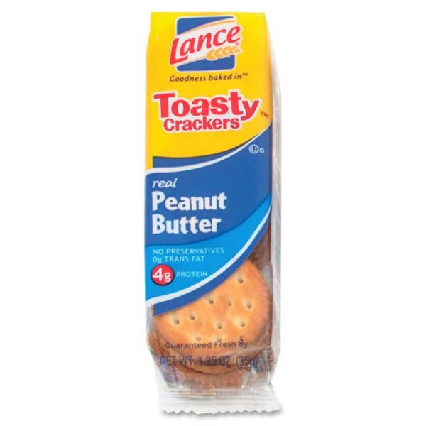 LNESN40654 Lance Toasty Cracker Sandwich Snack Packs