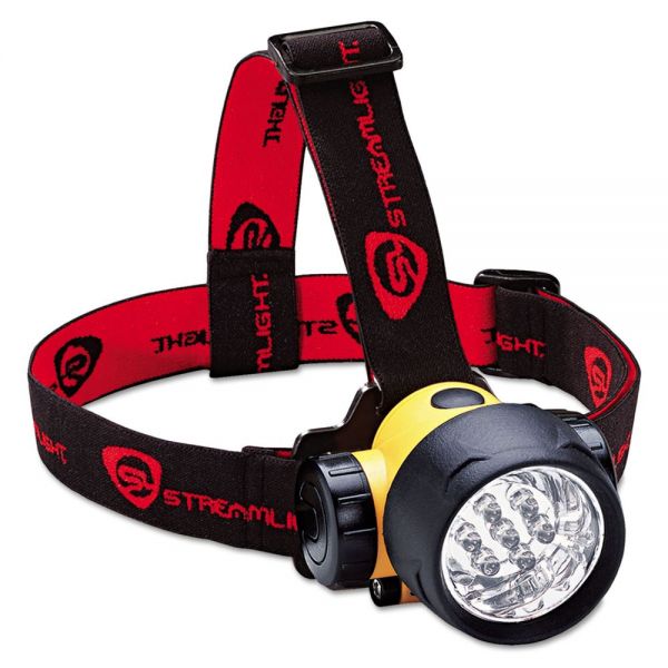 LGT61052 Streamlight Septor LED Headlamp, Black/Yellow