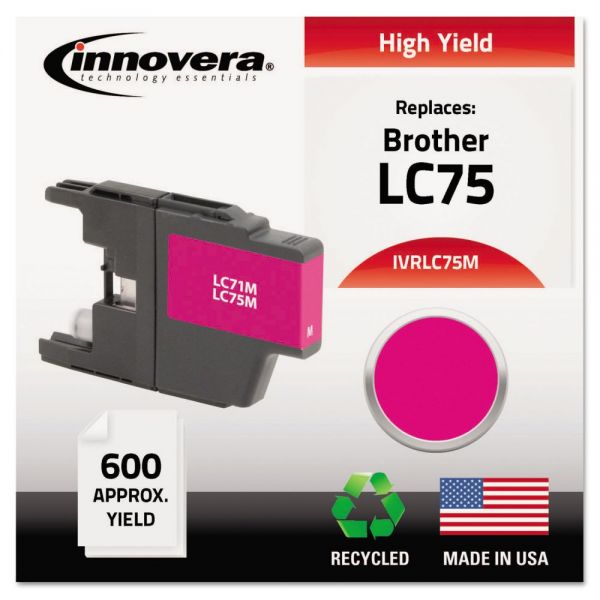 IVRLC75M Innovera Remanufactured LC75M High-Yield Ink, Magenta