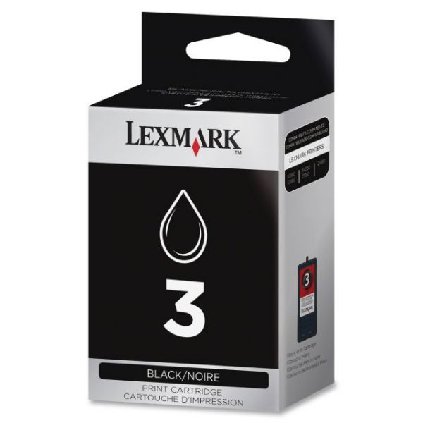 SYNX2221292 Lexmark #3 Black Ink Cartridge (18C1530)