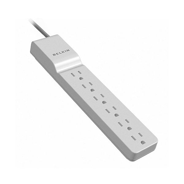 SYNX3463623 Belkin Home/Office BE106000-04 6-Outlets Surge Suppressor