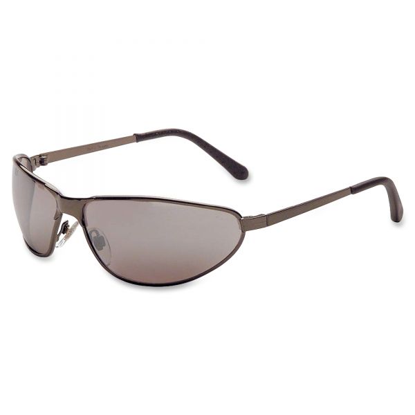 UVXS2453 Uvex by Honeywell Tomcat Safety Glasses, Gun Metal Frame, Silver Mirror Lens