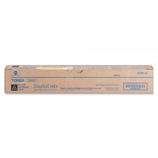KNMTN321K Konica Minolta TN321K Black Toner Cartridge