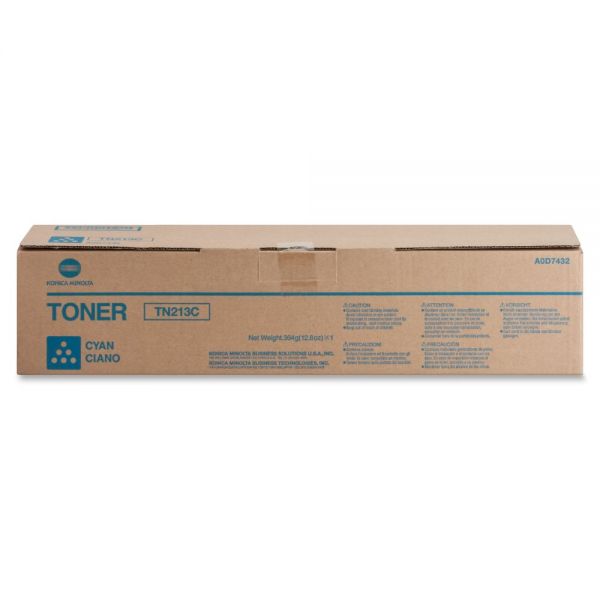 KNMA0D7432 Konica Minolta TN-213C Cyan Toner Cartridge
