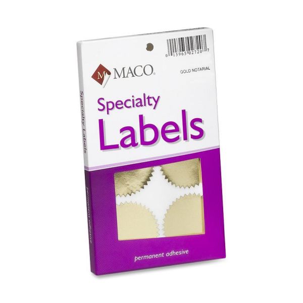 MACOS721 Maco Notarial Gold Seal