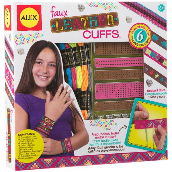 NOTM396529 ALEX Toys Do-It-Yourself Faux Leather Cuffs Kit