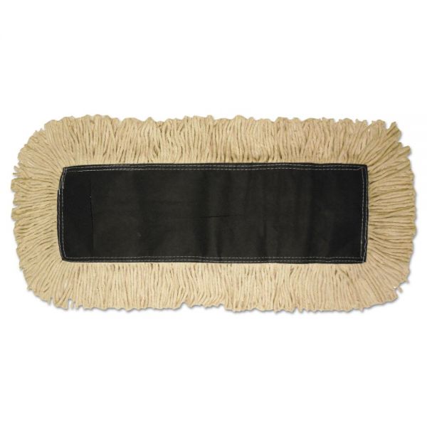 BWK1618 Boardwalk Disposable Dust Mop Head, Cotton, 18w x 5d