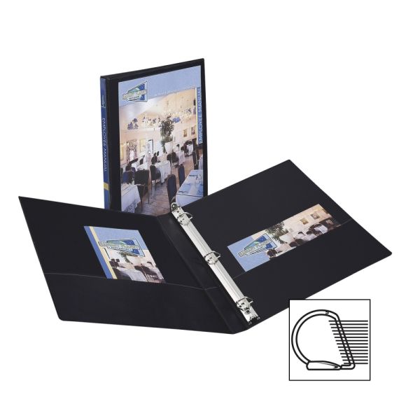 Ring Binder Depot 3-Ring Binder – 1" Slant D-Rings, Black, Assorted Sizes/Colors Available