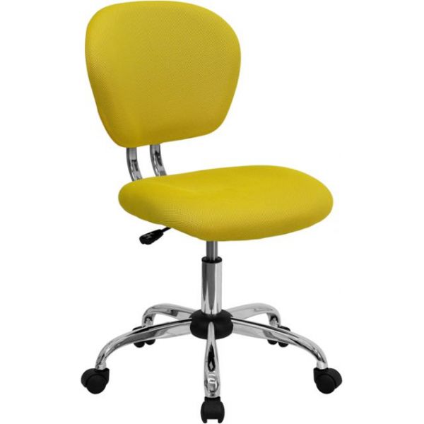 FHFH2376FYELGG Flash Furniture Mid-Back Mesh Task Chair