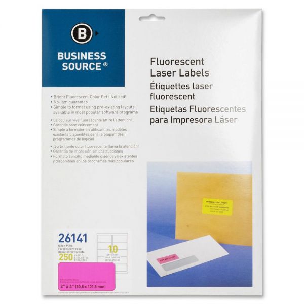 BSN26141 Business Source 26141 Color Coded Fluorescent Labels