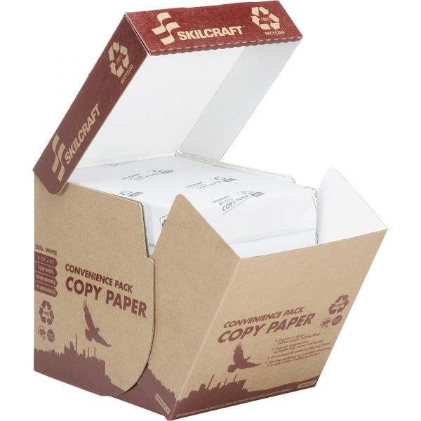 NSN6111896 SKILCRAFT Recycled White Copy Paper