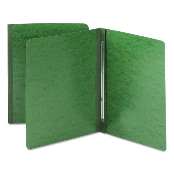 SMD81451 Smead Side Opening Pressboard Report Cover, Prong Fastener, Letter, Green