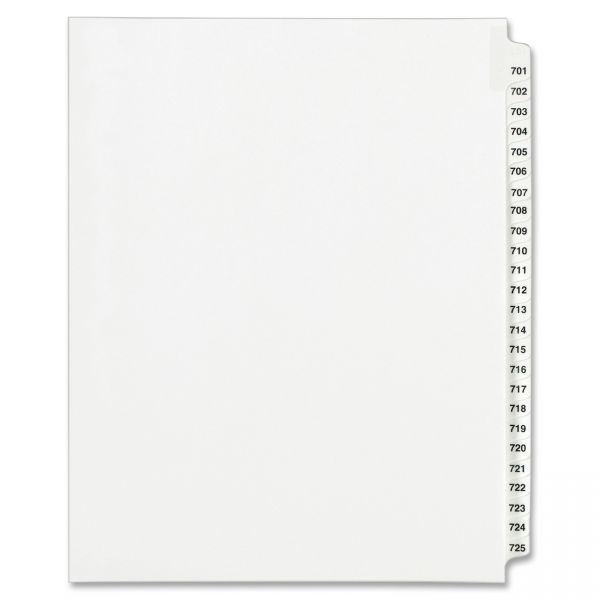 AVE82307 Avery Standard Collated Legal Exhibit Divider Sets - Avery Style