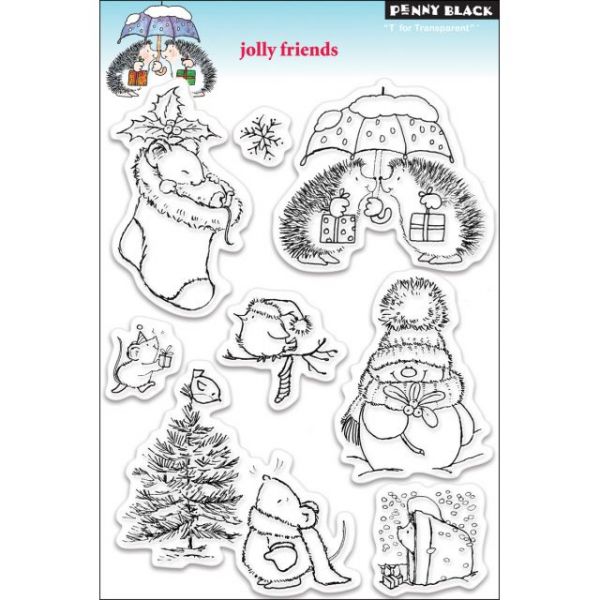 NOTM460009 Penny Black Clear Stamps 5"X7.5" Sheet