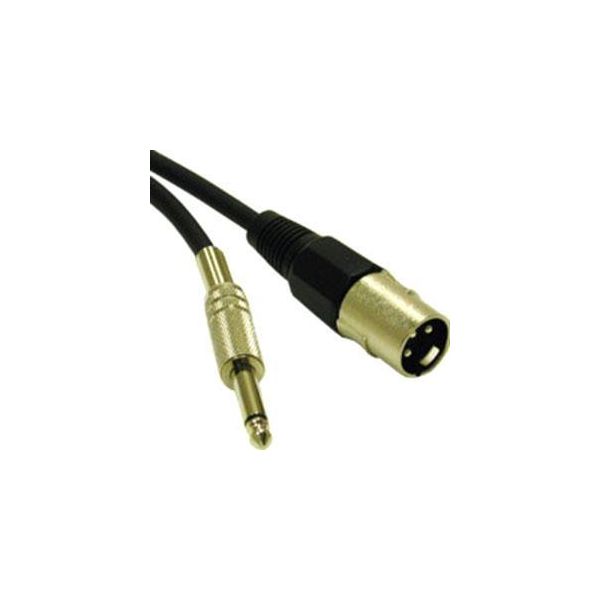 SYNX2291544 C2G 6ft Pro-Audio XLR Male to 1/4in Male Cable